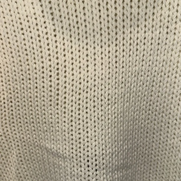 Miracle Cream Cowl Neck Cable knit Sweater - Picture 4 of 9